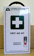 first aid cupboard closed