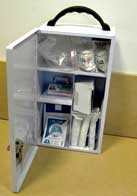 first aid cupboard openopen