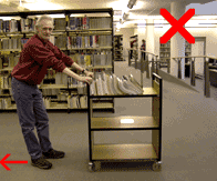 wrong way to move trolley